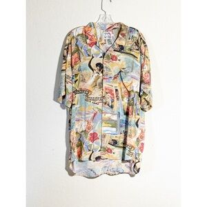 Vintage Jams World Hawaiian Print Shirt